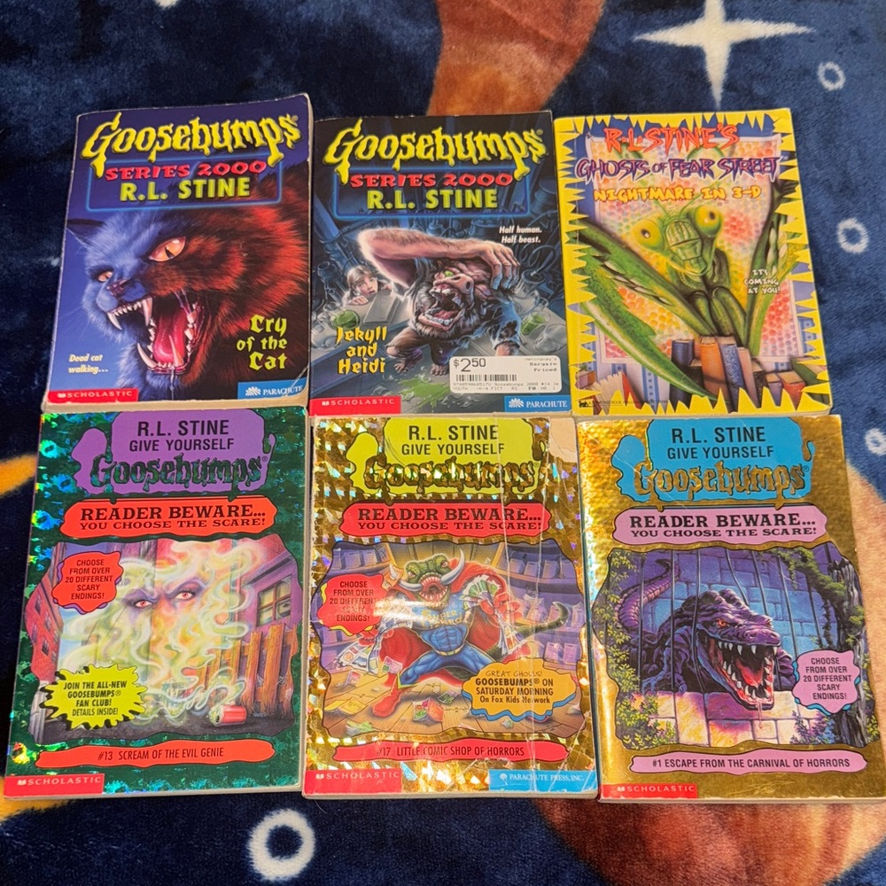 Vintage Goosebumps Books